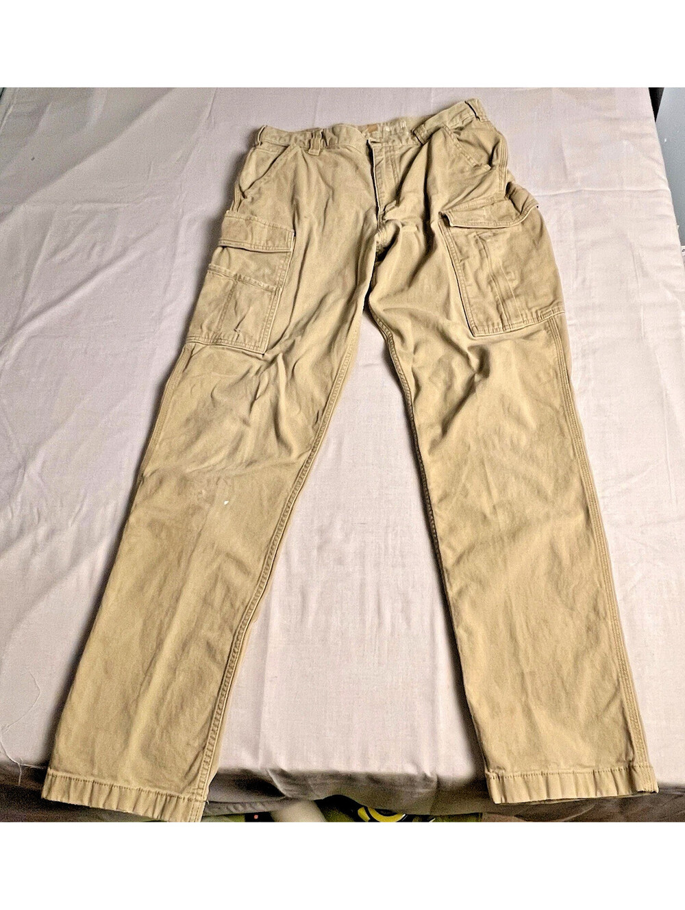 Carhartt Pants 34x36 Cargo Relaxed Fit Distressed Thrashed Grunge Fits 34x33